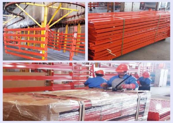 Heavy Duty Steel Storage Racks For Warehouse , Narrow Aisle Pallet Racking