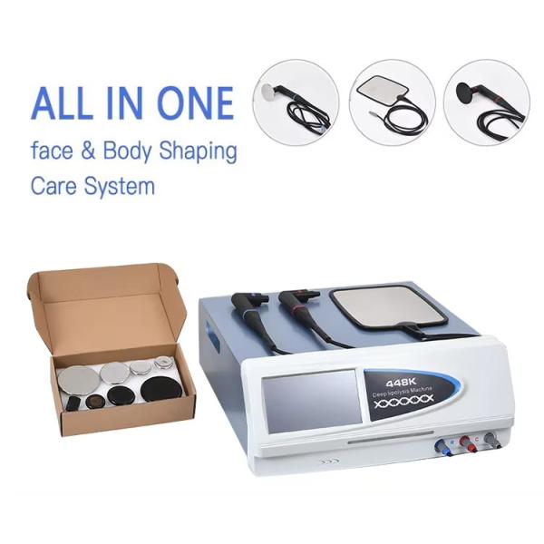 Monopolar RF Cet Face Lifting Ret Body Contouring 448kHz Tecar Machine