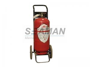 Quality Wheel Marine Fire Extinguisher Trolly Dry Powder / CO2 Fire Extinguisher for sale