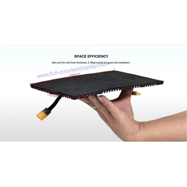 P5 Soft Full Color LED Display Module 2048 Pixel 320x160mm Size For Advertising