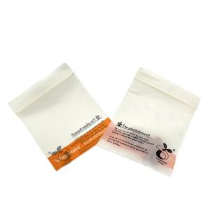 China Transparent Compostable Resealable 100% Biodegradable Zip Bags For Clothing Food on sale