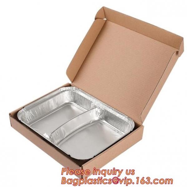 840ml Deep Disposable Aluminium Foil food grade take-away container,household aluminium foil container for food bagease