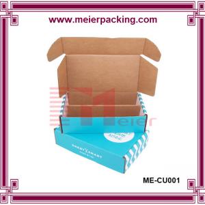 China Luxury flat pack corrugated E-flute paper offest printing retail box for baby gifts on sale