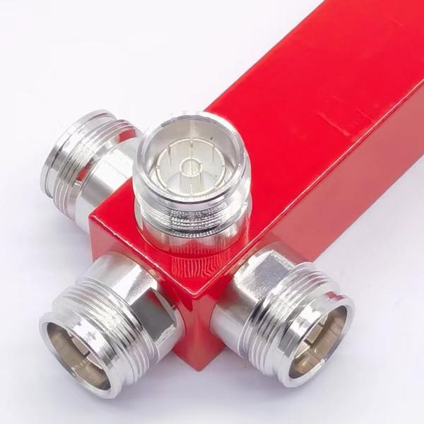 High Power Low Pim 4.3-10 Female 698-4200MHz 3 Way Reactive Power Splitter