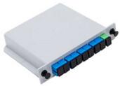 Quality LGX type Planar lightwave circuit (PLC) Splitters (1xN,2xN) LGX Cassette with SC/LC/FC/ST connector for sale