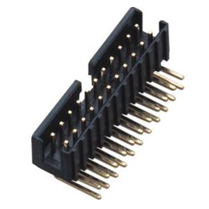Quality 2.0mm Open Curved Insertion Type Simple Box Header Connector Bending and inserting for sale