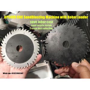 Accurate Saw Blade CNC Sandblasting Machine With Robot