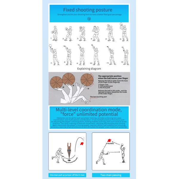 Cheaper High Quality Automatic Basketball Hoop Machine Basketball Shooter