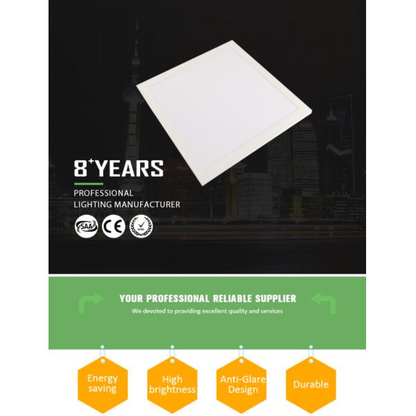 Square Ceiling LED Slim Panel Light 36 Watt / 600 By 600 Led Panel lamp