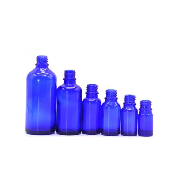 5ml 10ml 15ml 20ml 30ml 50ml 100ml Amber Green Blue Clear Glass Essential Oil Dropper Bottle With Aluminum Cap