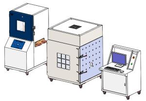 Quality AC220V Usb Data Output Battery Testing Machine Single / Continuous Test Modes for sale