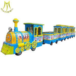 Quality Hansel Battery power indoor kids electric amusement train for shopping mall for sale