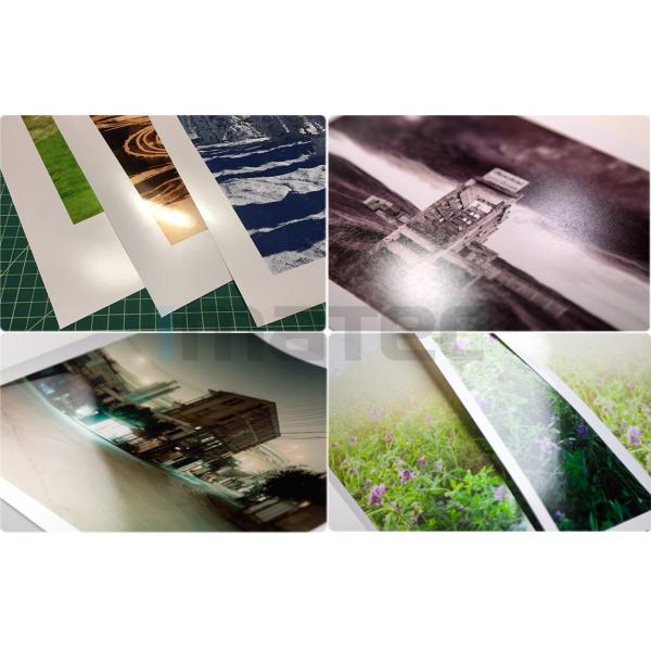 Luster Resin Coated Photo Paper Rolls Microporous Coating For Plotters Printing