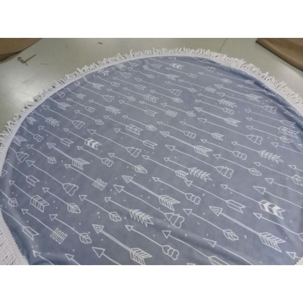 custom design 100CM small children round beach towel children beach towel