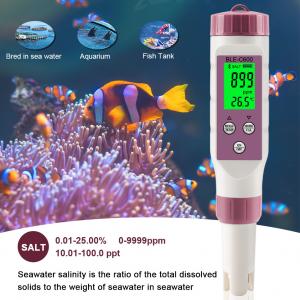 Quality Seawater Digital Salinity Meter Salt Water Tester For Pool Aquarium Fish Pond 10 - 100ppt for sale