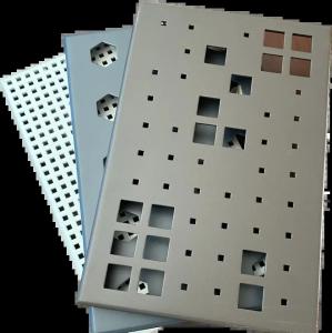 Quality Indoor Perforated Aluminum Sheets 0.5mm-10mm Thickness Corrosion Resistant for sale