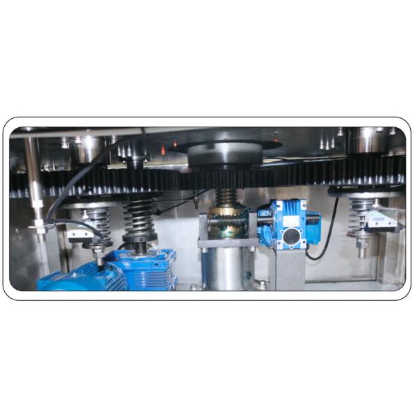 Pesticides 1-5L Drum Six Head Automatic Rotary Anti-Theft Capping Machine