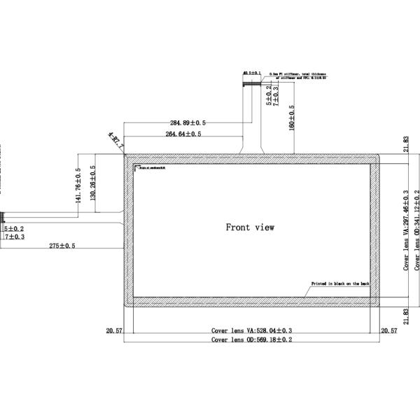 EETI Industrial Touch Panel 23.8 Inch For Flexible Vending And Ticket Sales High End And High Brightness Long Lifespan