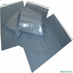 China Post Office Grey Plastic Mailing Bags 30 - 100MIC Thickness Customized Color on sale