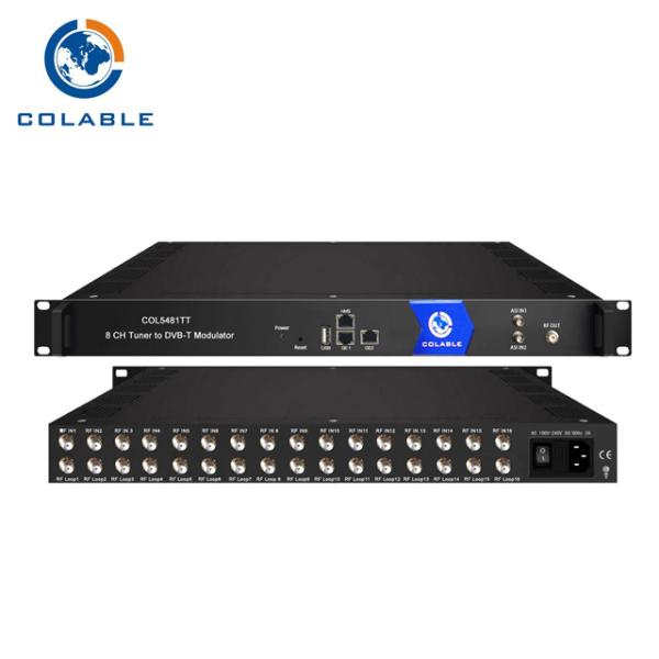 Buy DSTV To DTT Tuner To RF Transmodulator  FTA 16 CH DVB S To DVB T Transmodulator at wholesale prices