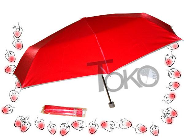 Buy UV Protection Manual Open Umbrella , Two Person 3 Fold Umbrella Sturdy Frame at wholesale prices