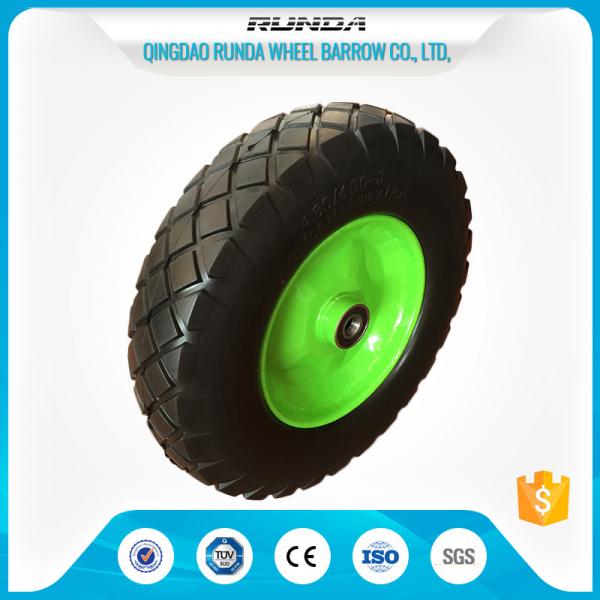 Buy Heavy Duty Trolley Pneumatic Wheels Ubber Casing Ball Bearing 150-300kg Loading at wholesale prices