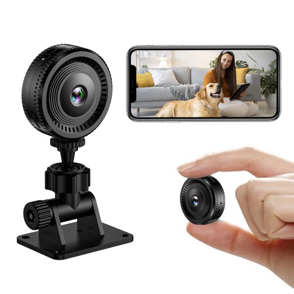 Portable mini security camera compact size