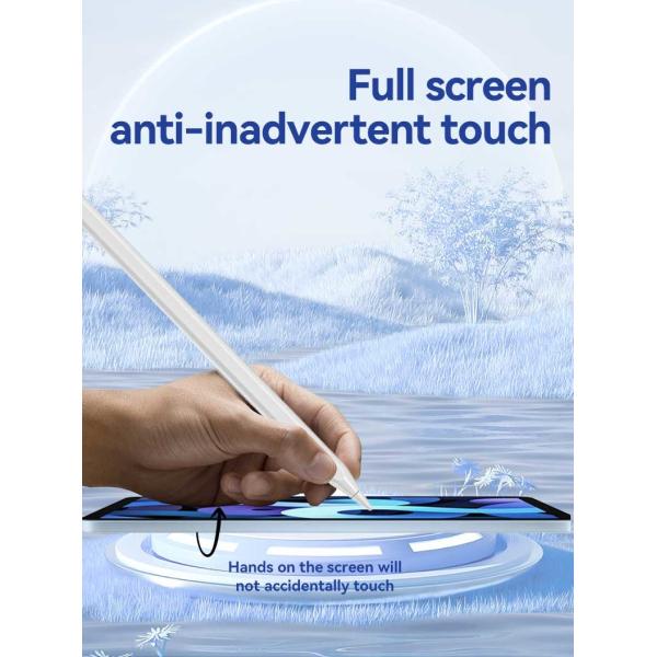 Silver / White Custom Color Active Stylus Pencil Compatible With Ipad