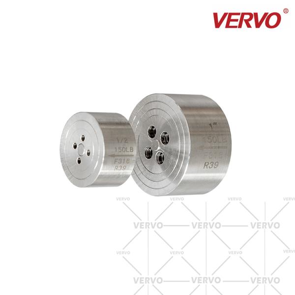 Stainless Steel Dual Plate Check Valve 1Inch DN25 A182 F304 Non Return Single Piston