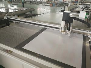 China Single Layer Foam Cutting Machine Connectable CAD Software For Apparel on sale