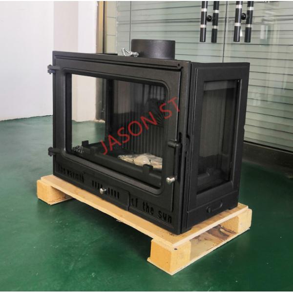 Wood Burning Stove Wood Burning Cast Iron Built-In Wood Burning Fireplace Embedded Heating Real Fire Stove