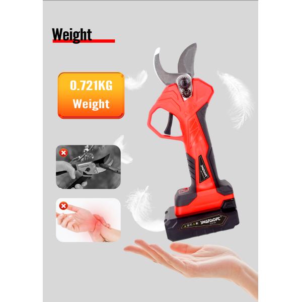 Electric Pruning Shears Finger Protection Progressive Cutting 35mm Diameter Pruner Shears