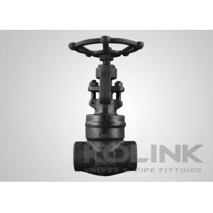 Quality Welded Bonnet Forged Steel Globe Valve Class 800-2500 NPT Threaded for sale