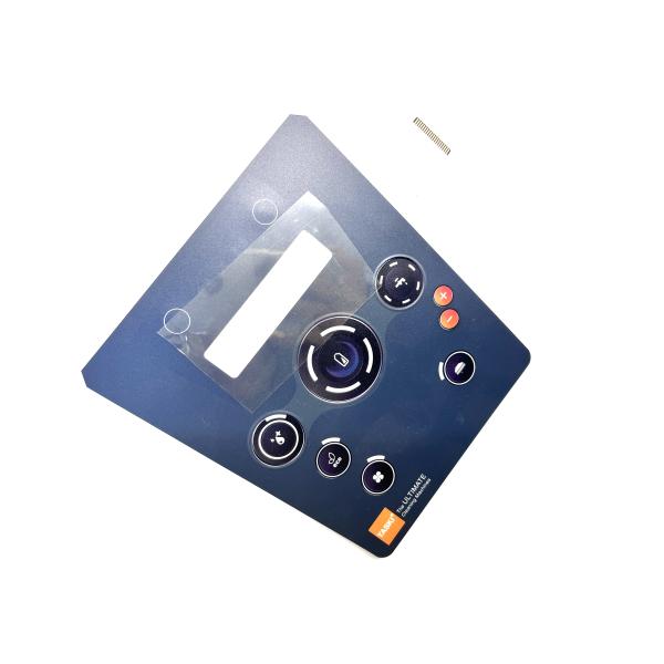 Rim Embossing Keys Laser Membrane Switch Keypad Panel Foil Inkjet Printing