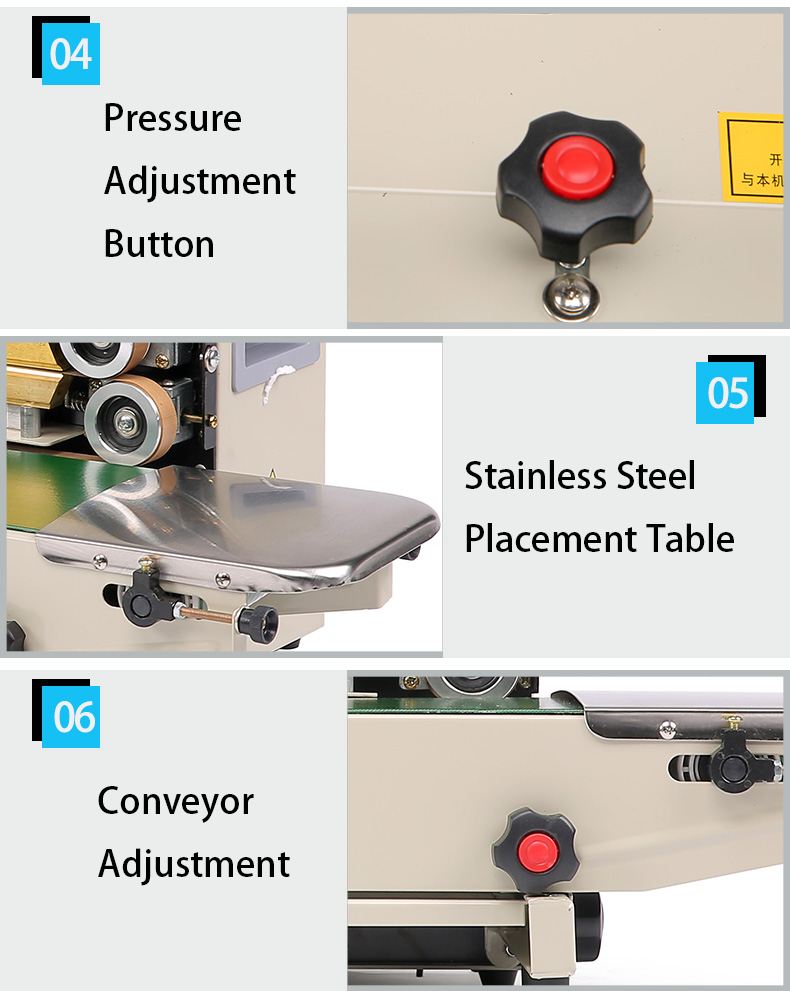 High Precision Bag Sealing Machine Easy Operation Plastic Bag Sealer Machine