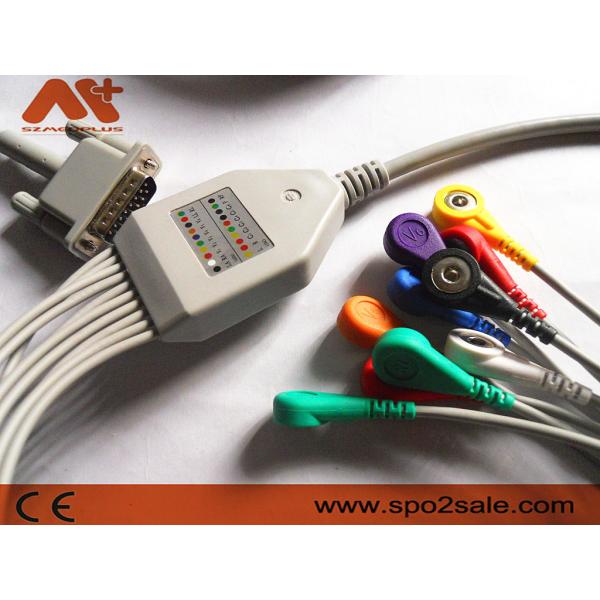 Philips Ecg Lead Cable 9293-033-50 Ecg Machine Cable AHA Snap