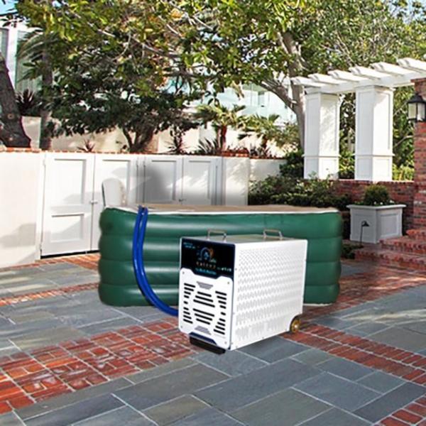 Customized Swimming Pool Bath Tub Ice Bath Machine Cooling System Heat Pump Chiller