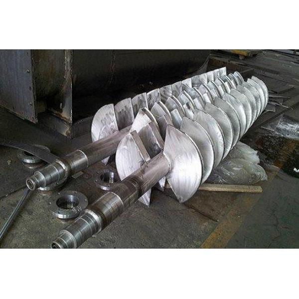 Fully Thread Covered Insulated Jacketed Thermal Screw Conveyor With Adjustable Outlet Height