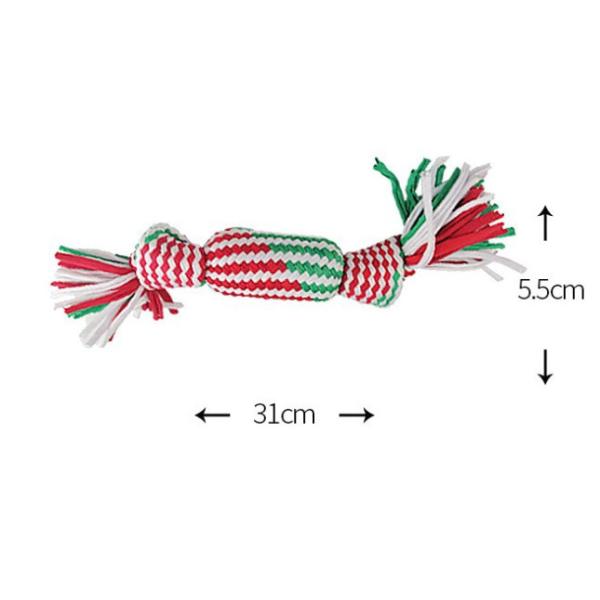 Cotton Rope Tug Pet Chew Toys For Aggressive Chewers Teething