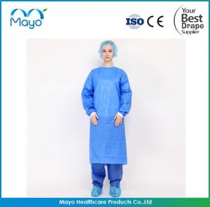 Quality Medical Non Woven Surgical Gown SMS Disposable Surgical Gown for sale
