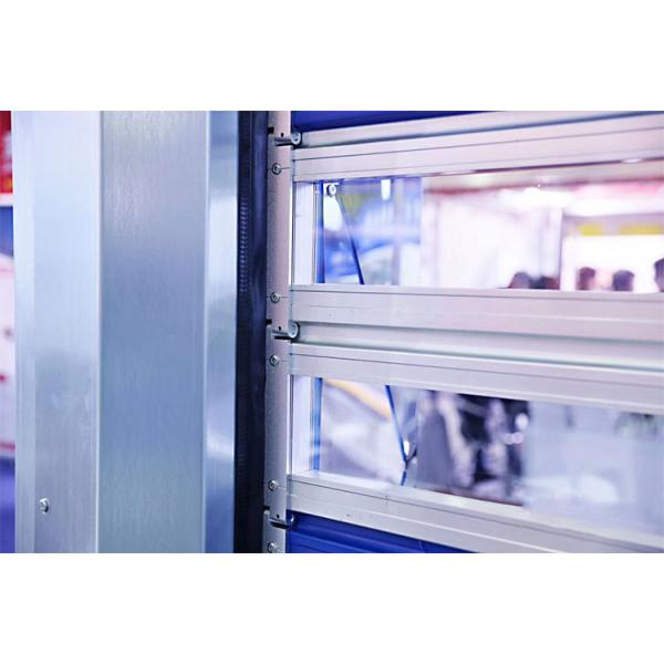 High Speed Roller Shutter Aluminum Alloy Material And Customized Color Hard Panel Door with Foam Insulation