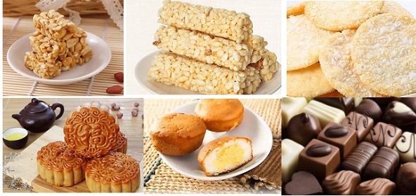 Automatic Peanut Candy Bars Smart Feeding Packaging Line, Biscuits/ Swiss Rolls Food Packing Machine