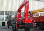 High Quality Construction Knuckle Boom Truck Mounted Crane , 5T Truck Loader