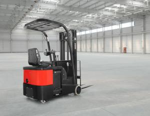Quality AC Battery Reach Truck Electric Lift Truck 24V Stand On 1 Ton - 2 Ton for sale