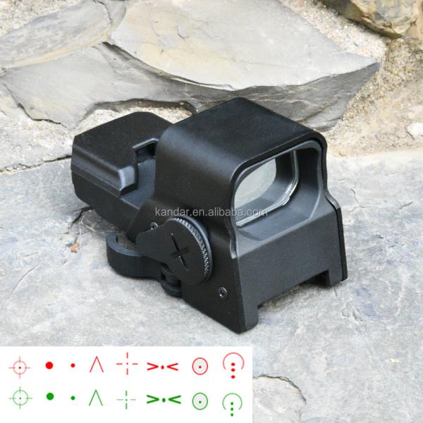 Red Dot Scope KD116 8 Reticle Reflex Sight with Aluminium Alloy and 1MW Output Power