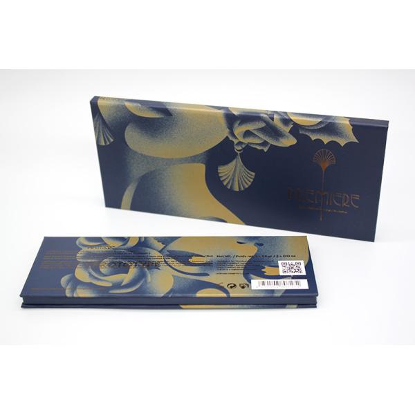 Paper Empty Small Magnetic Makeup Palette Laminated With Sleeve