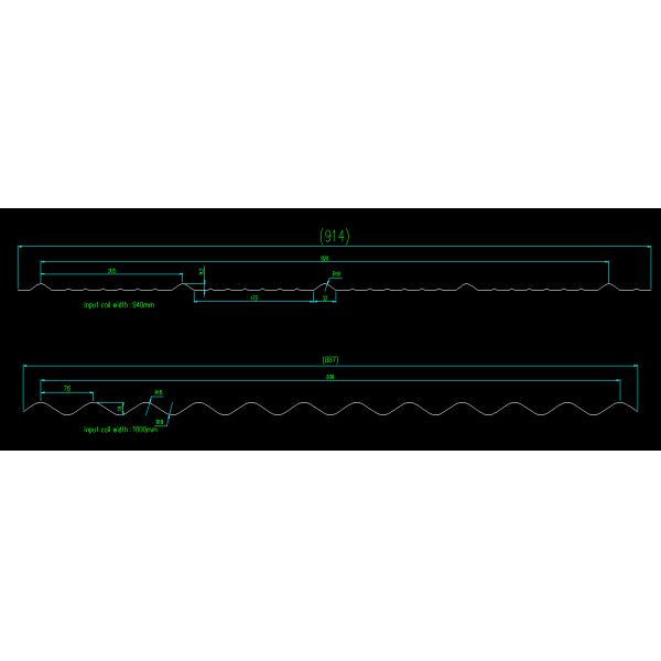 Double Layer Roofing Sheet Machine Energy Efficient For Chile