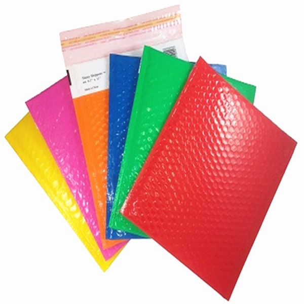 Biodegradable Red Anti Static Bubble Bags For Toy 115x210mm #B VMPET Material