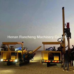 Solar Pile Driver With 6m Frame Post Crawler Ramming Machine