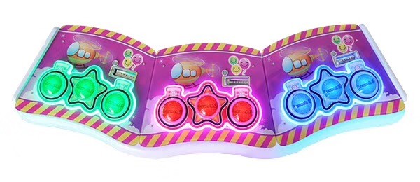 Hotsale Crazy Toy 3 Players Coin Operated Ticket Lottery Game Machine